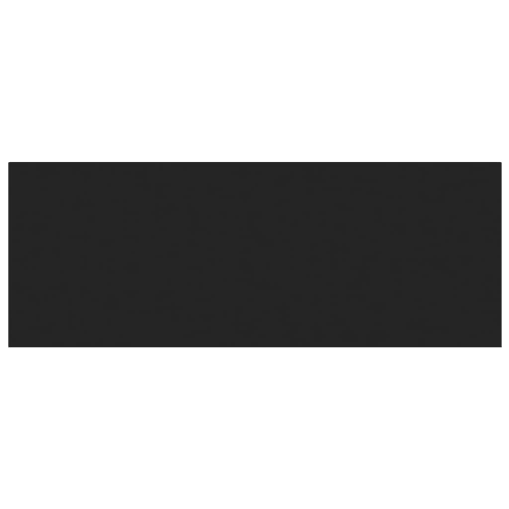 Bookshelf Boards 4 pcs Black 80x30x1.5 cm Engineered Wood