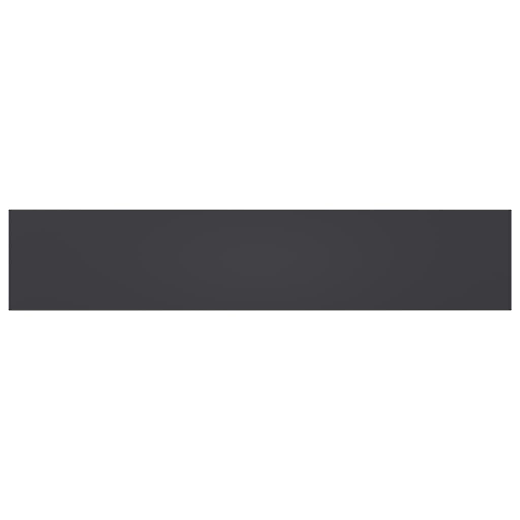 Bookshelf Boards 4 pcs Grey 100x20x1.5 cm Engineered Wood