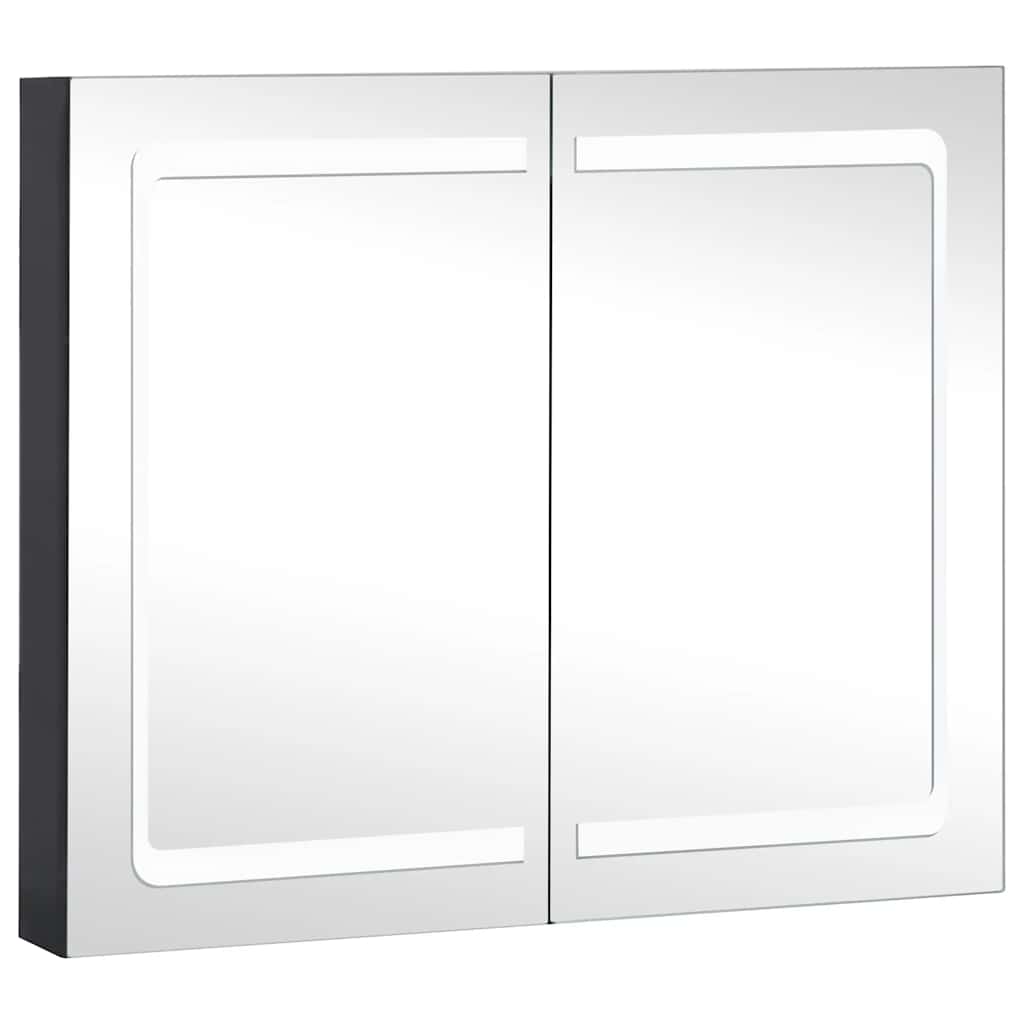 LED Bathroom Mirror Cabinet 80x12.2x68 cm