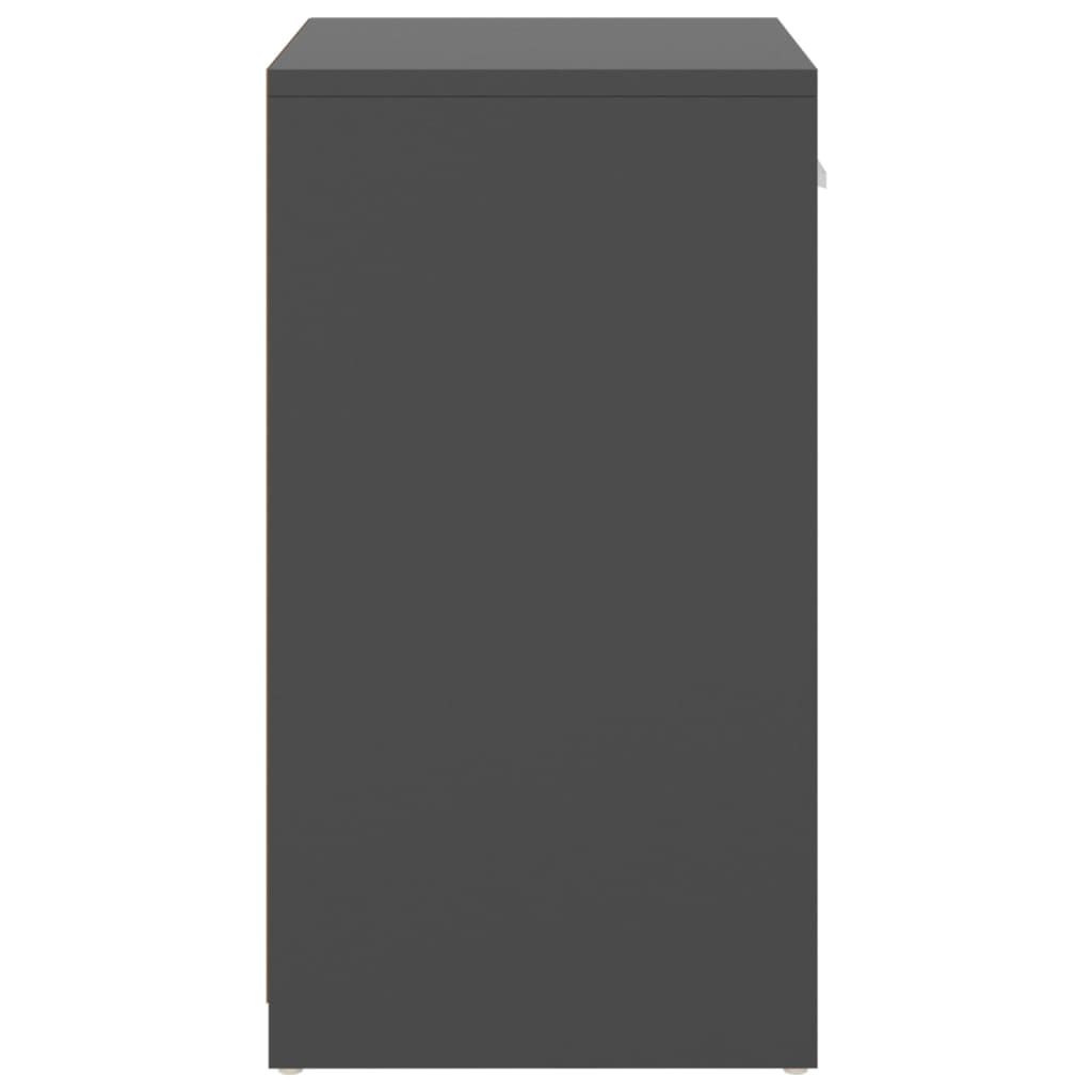 Shoe Bench Grey 94.5x31x57 cm Engineered Wood