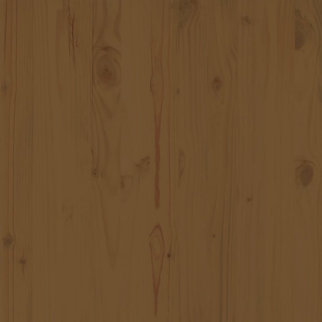 Garden Corner Sofa Honey Brown Solid Pinewood