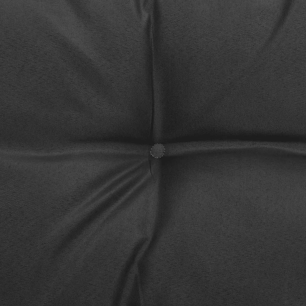 Garden Footstools with Cushions 2 pcs Grey Solid Pinewood