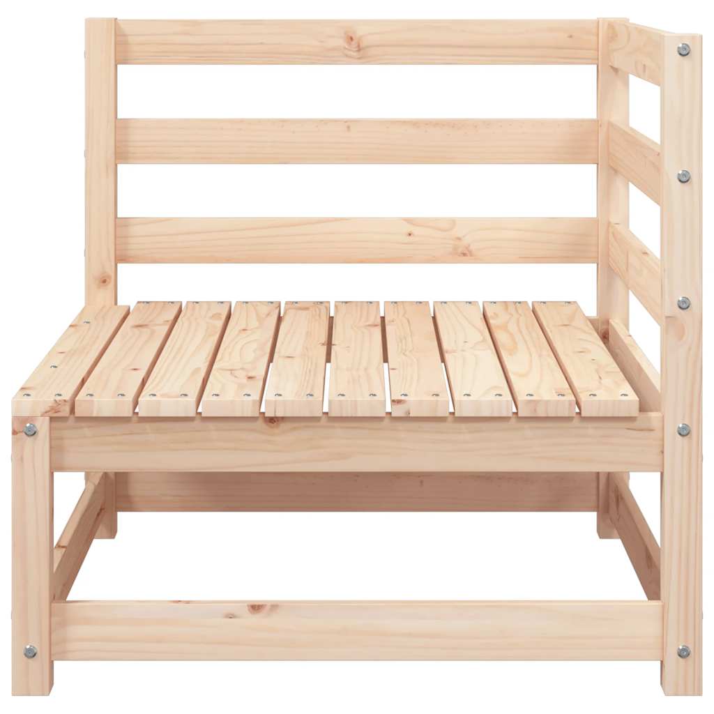 2 Piece Garden Lounge Set with Cushions Solid Pinewood