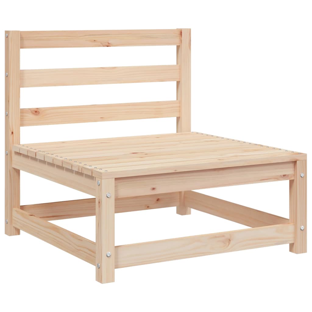 2 Piece Garden Lounge Set with Cushions Solid Pinewood