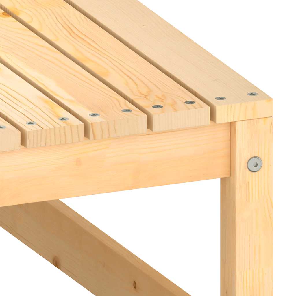 3 Piece Garden Lounge Set with Cushions Solid Pinewood