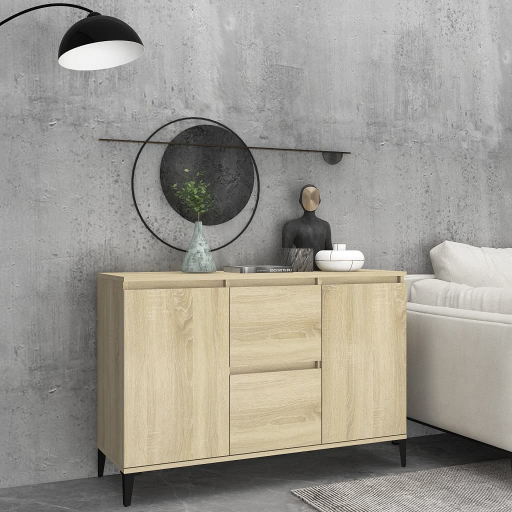 Sideboard Sonoma Oak 102x35x70 cm Engineered Wood