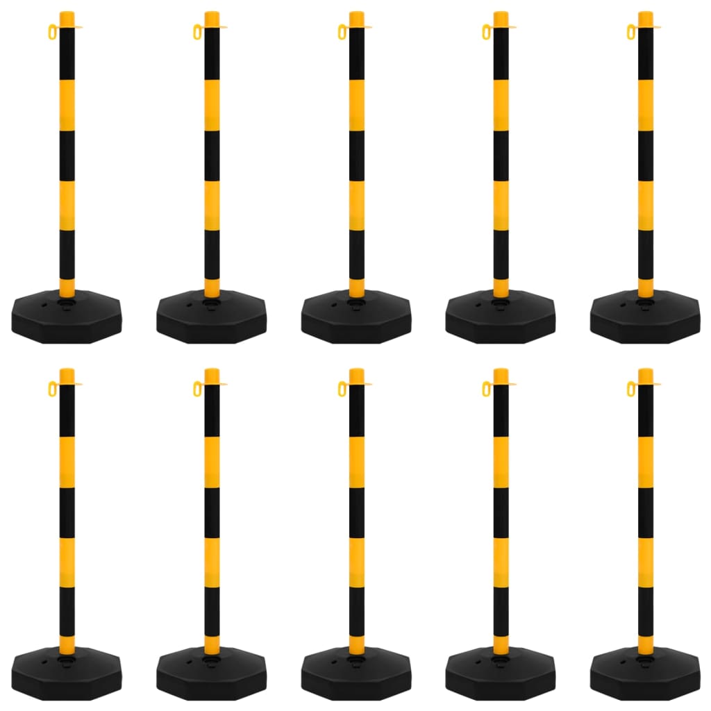 Chain Post Set with 10 m Plastic Chain