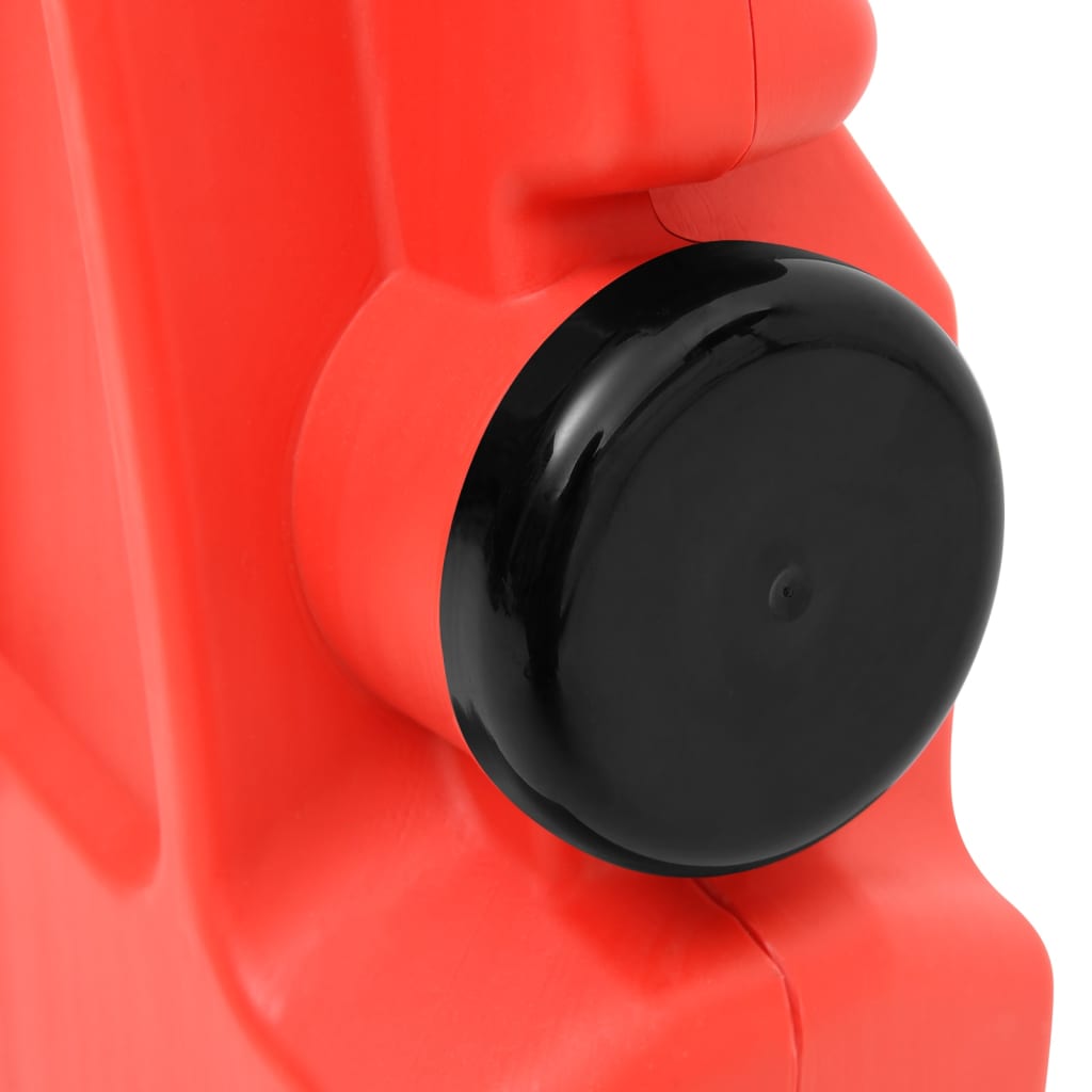 Folding Traffic Barrier Red 210x50x105 cm