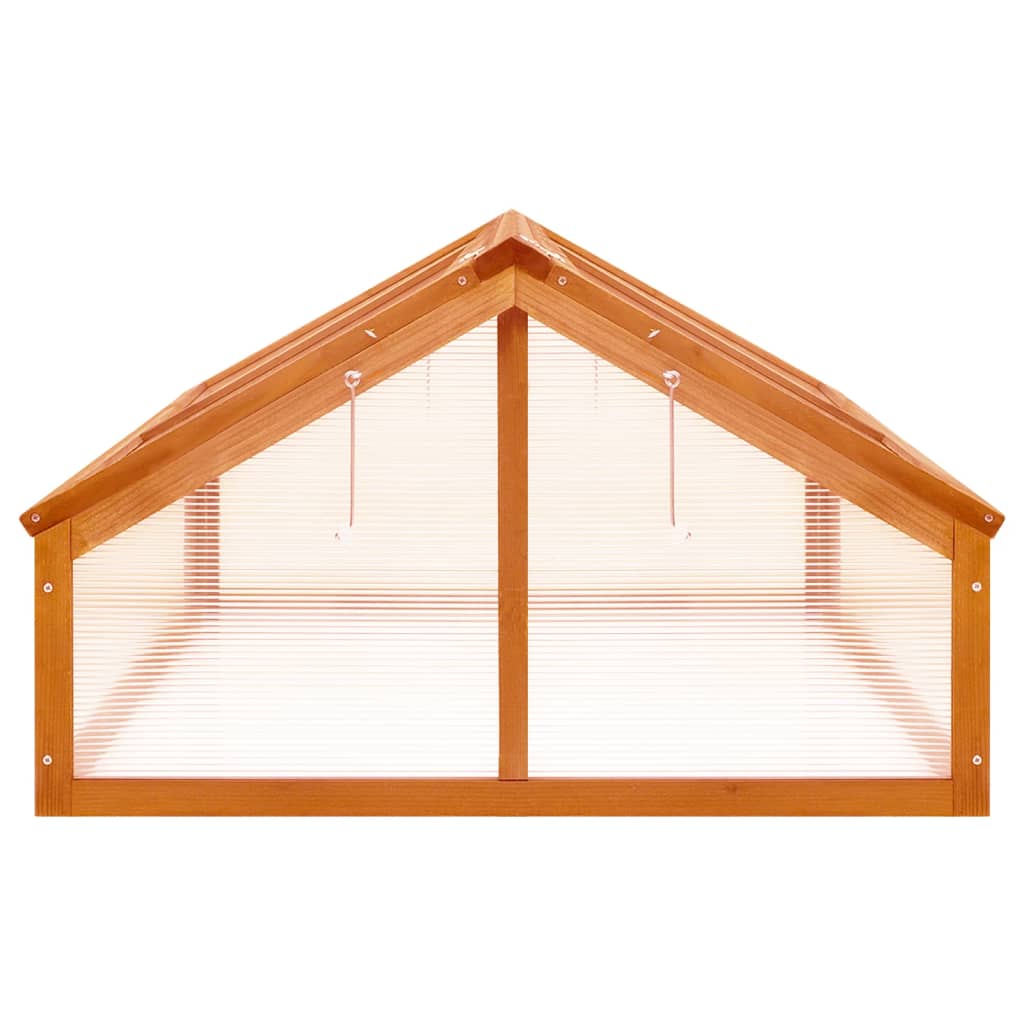 Greenhouse Brown 114x80x50 cm Firwood