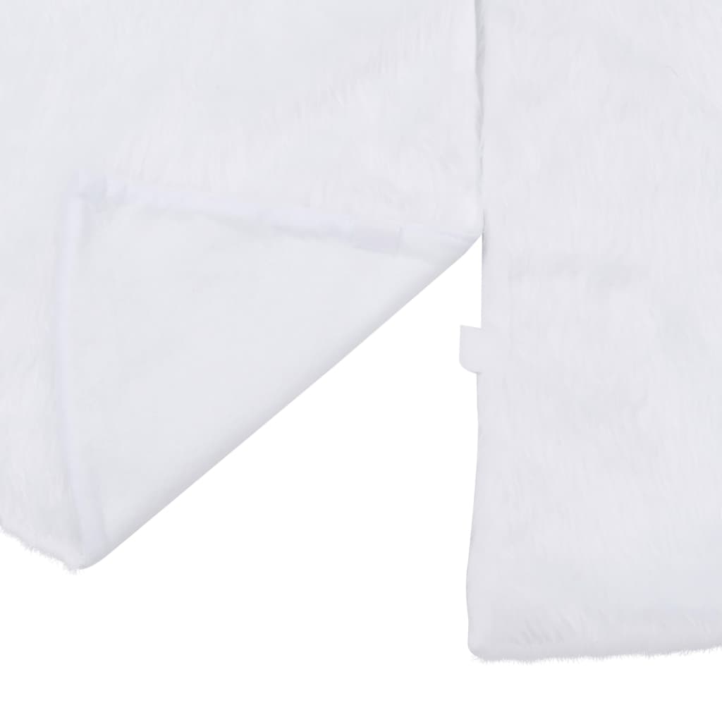 Christmas Tree Skirt White 150 cm Faux Fur