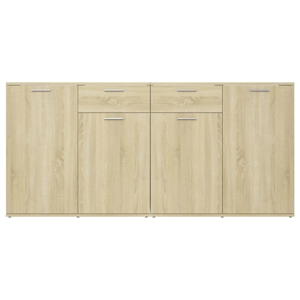 Sideboard Sonoma Oak 160x36x75 cm Engineered Wood
