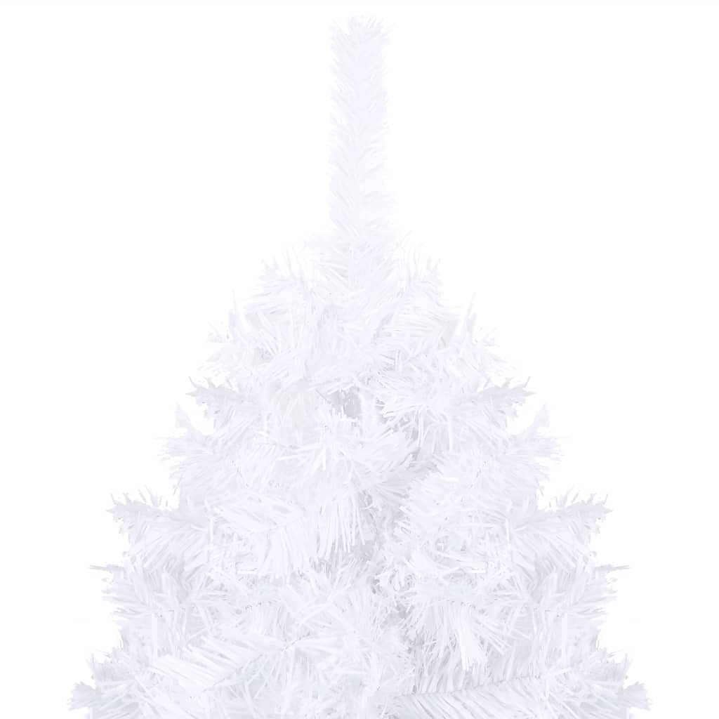 Artificial Pre-lit Christmas Tree with Thick Branches White 120 cm