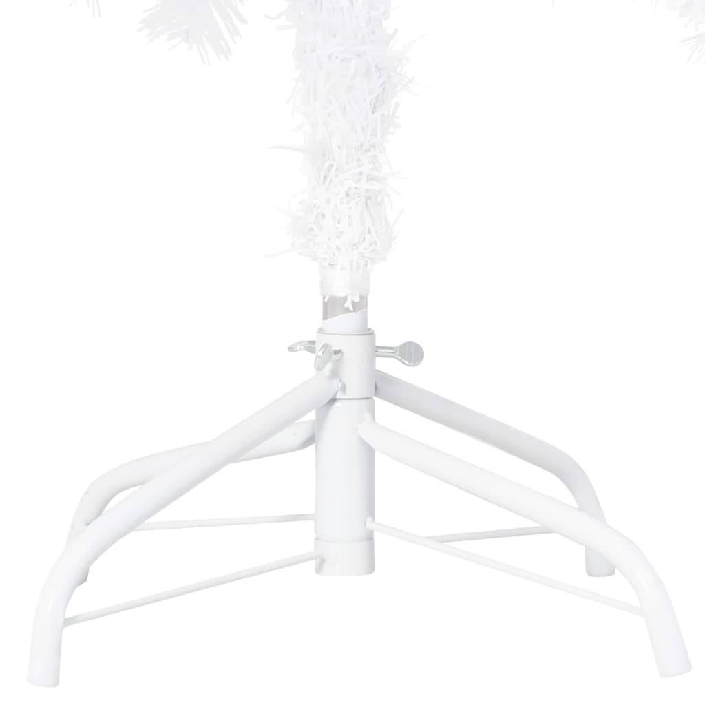 Artificial Pre-lit Christmas Tree with Thick Branches White 180 cm