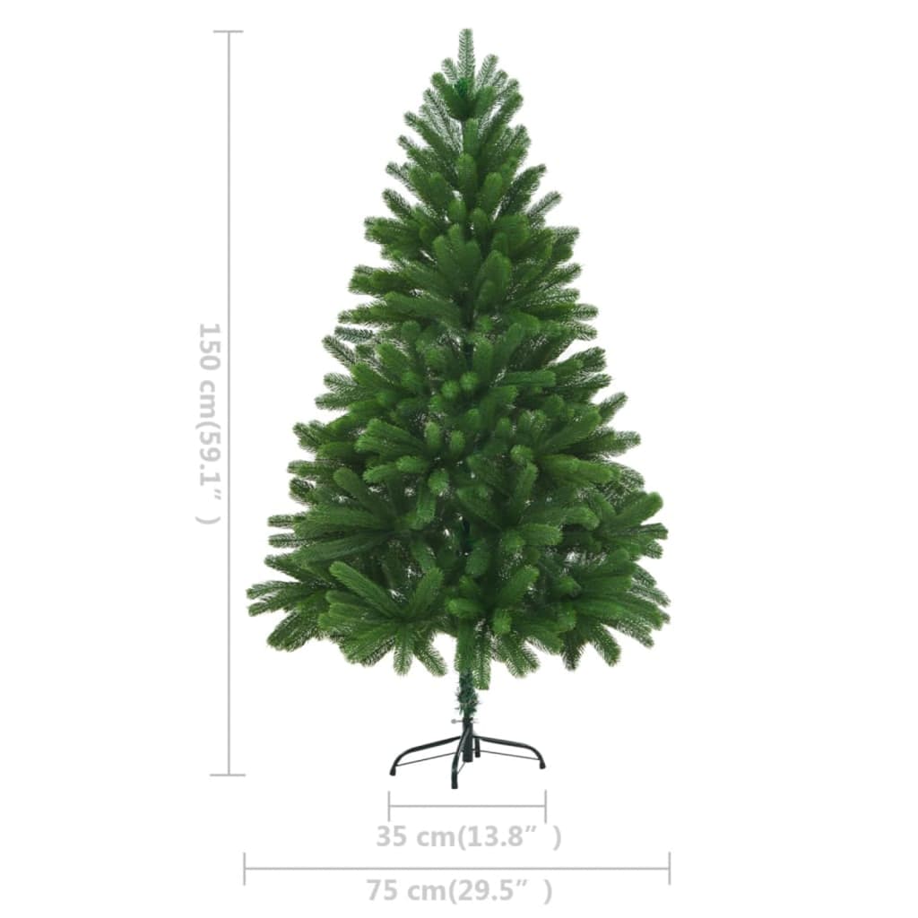 Artificial Pre-lit Christmas Tree 150 cm Green
