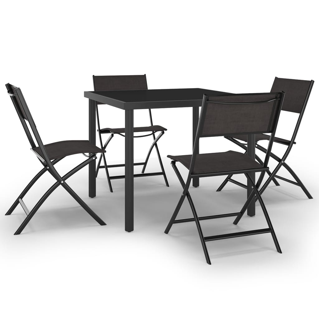 5 Piece Outdoor Dining Set Steel