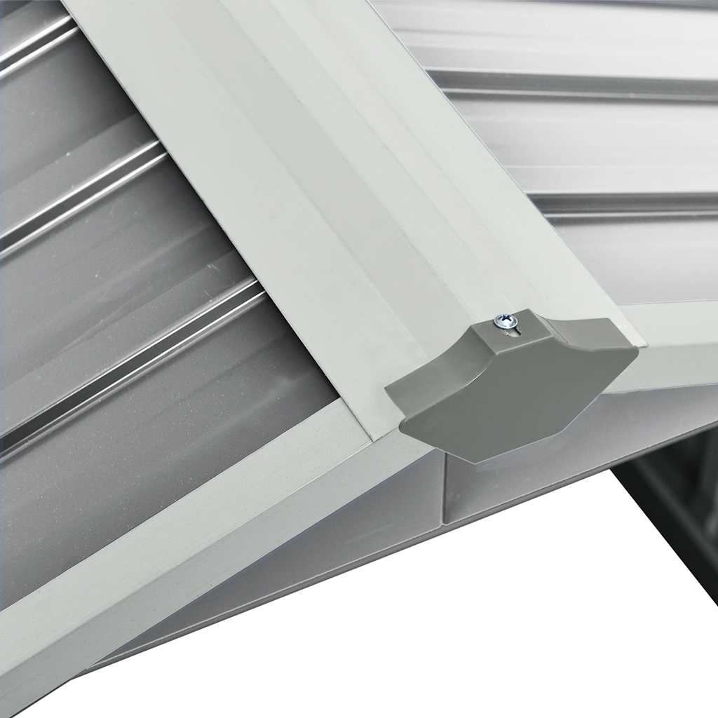 Garden Robot Lawnmower Shed 92x97x63 cm Galvanised Steel Grey