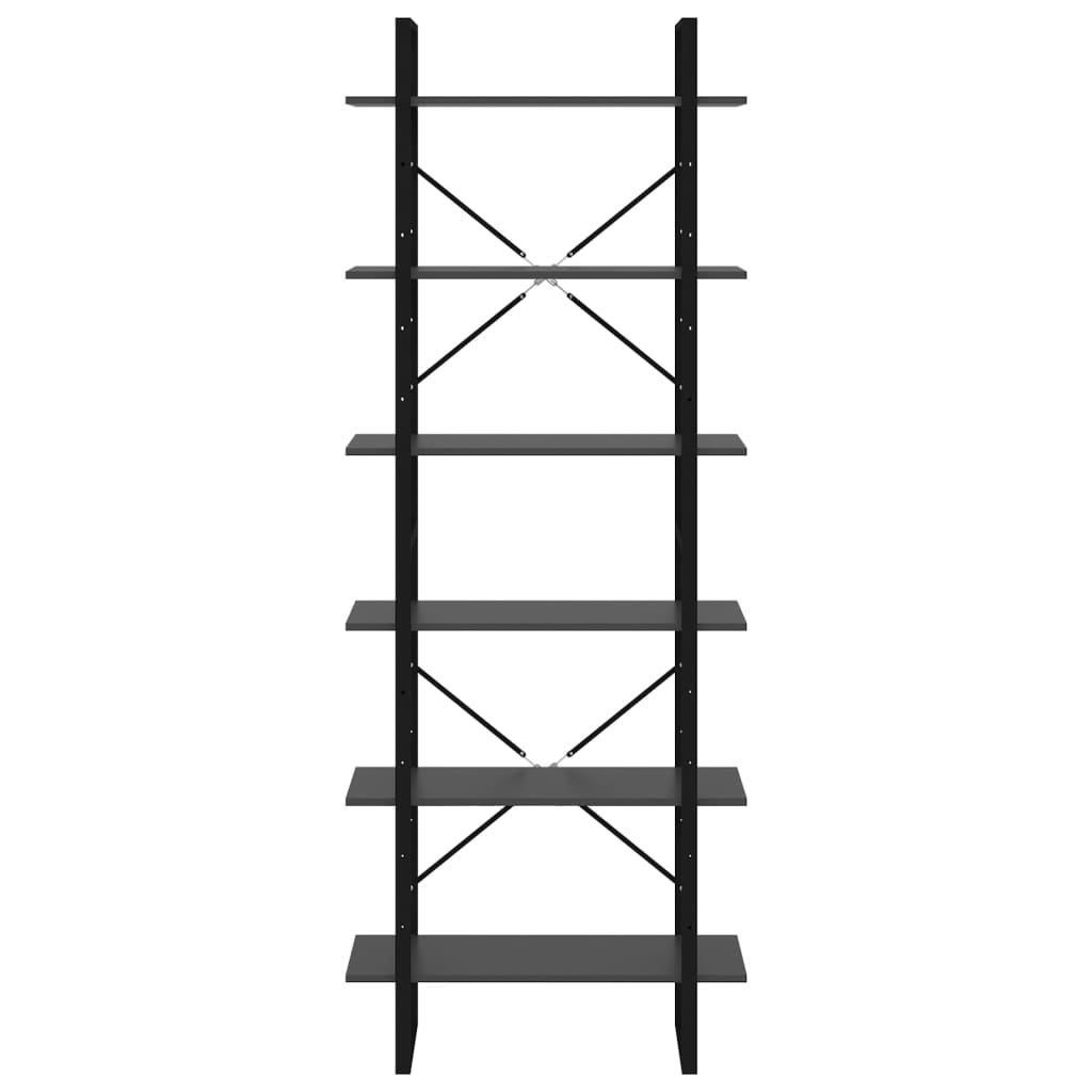 High Cabinet Grey 80x30x210 cm Engineered Wood