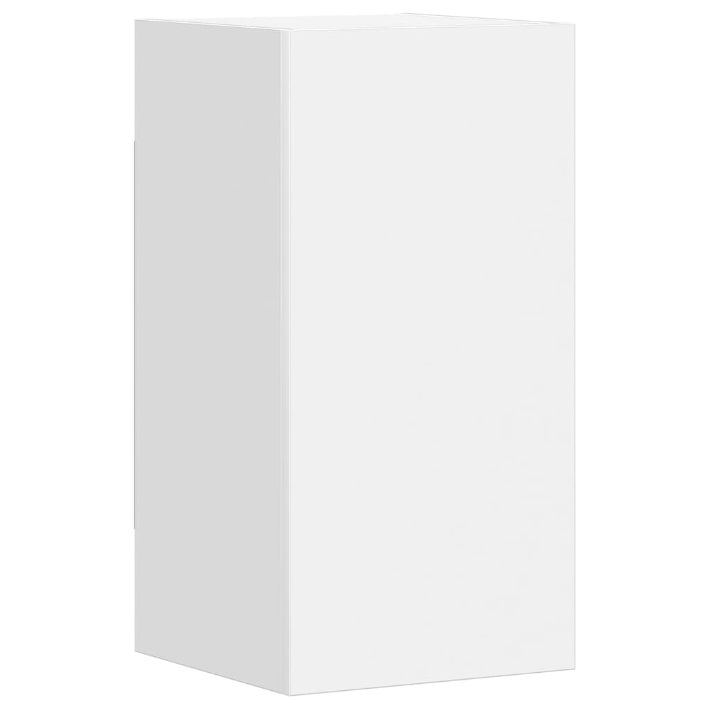 5 Piece TV Cabinet Set White Engineered Wood