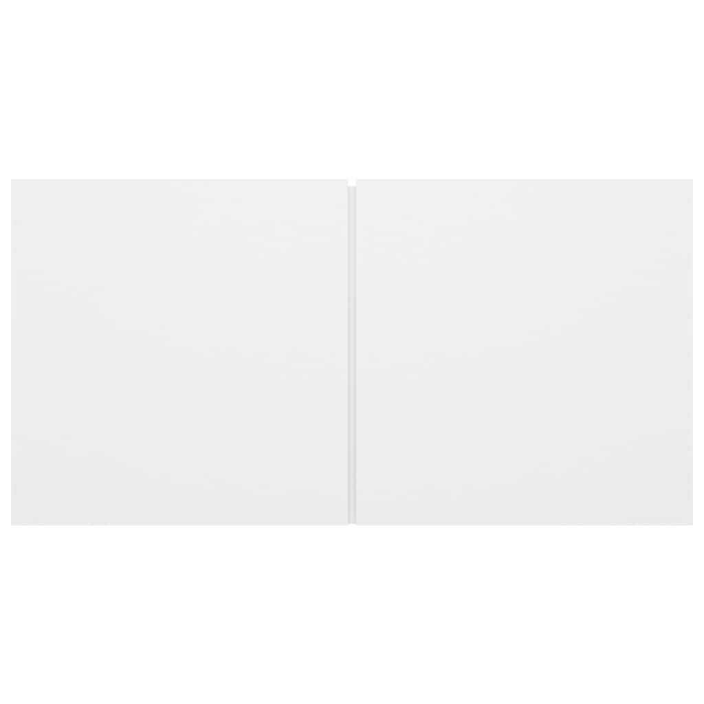 3 Piece TV Cabinet Set White Engineered Wood