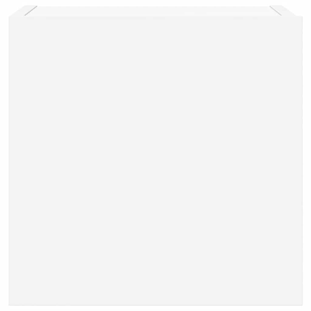 8 Piece TV Cabinet Set White Engineered Wood