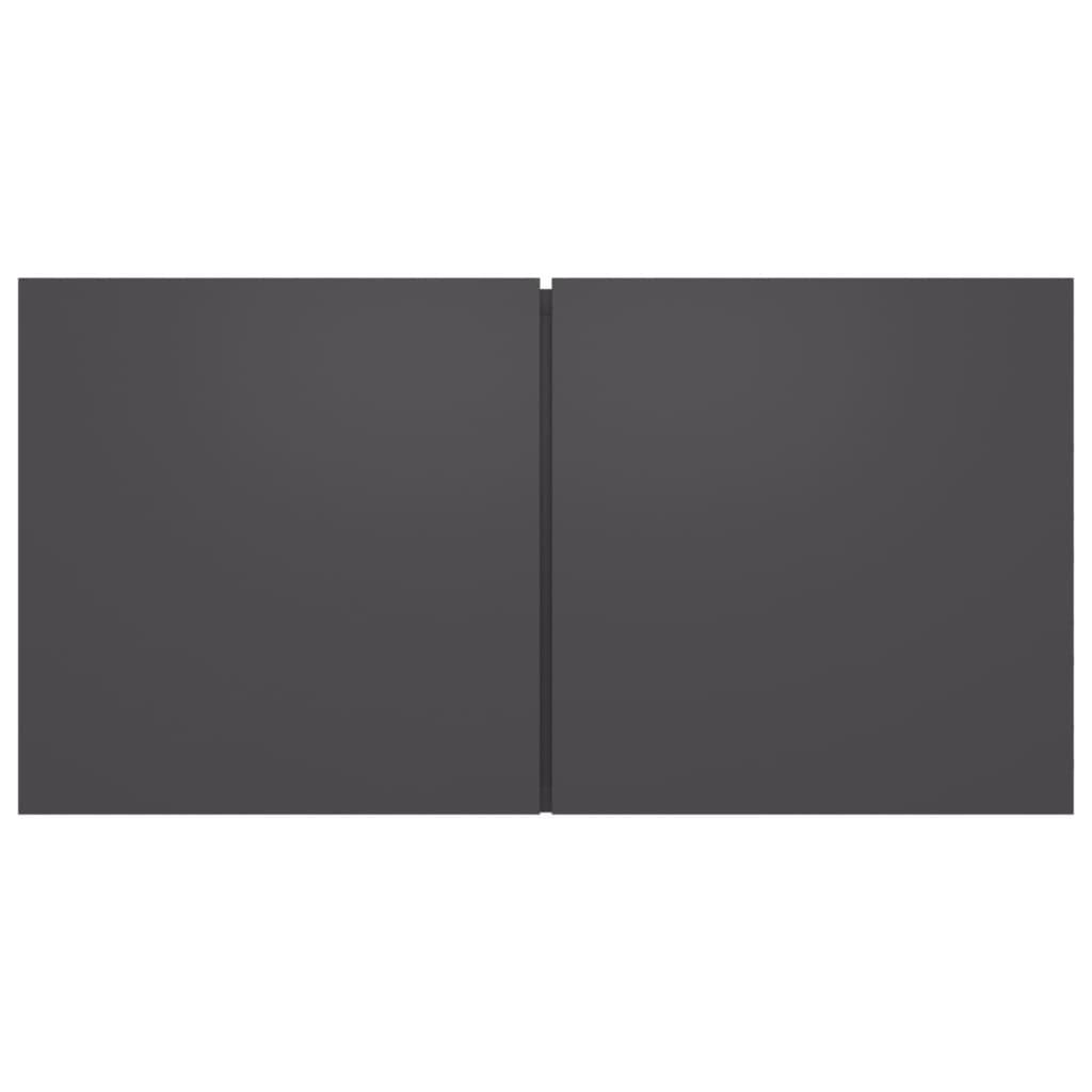 7 Piece TV Cabinet Set Grey Engineered Wood