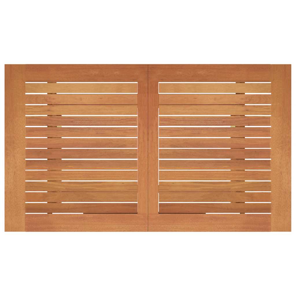 Folding Garden Table 120x70x75 cm Solid Eucalyptus Wood