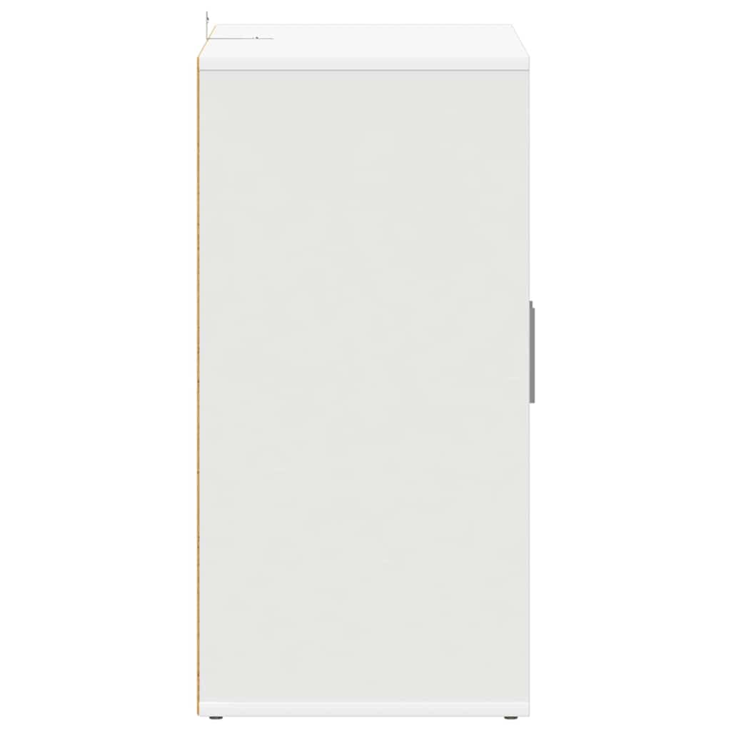 Shoe Cabinet White 60x35x70 cm Engineered Wood