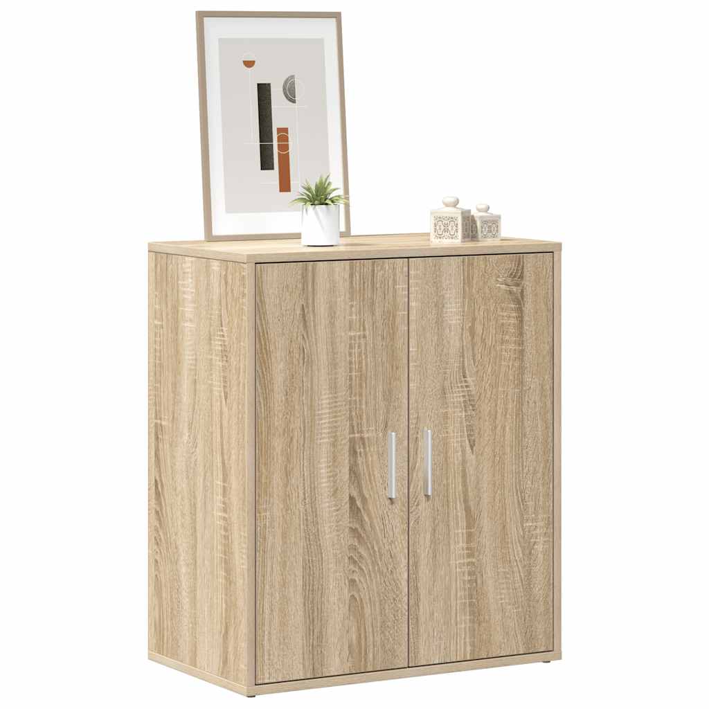 Shoe Cabinet Sonoma Oak 60x35x70 cm Engineered Wood
