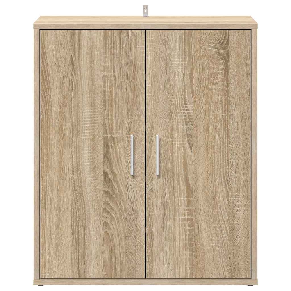 Shoe Cabinet Sonoma Oak 60x35x70 cm Engineered Wood