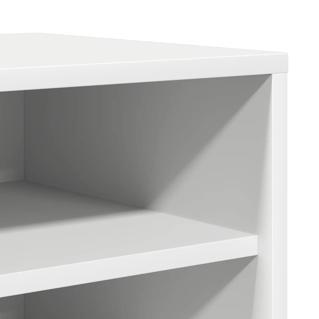 Shoe Cabinet White 60x35x70 cm Engineered Wood