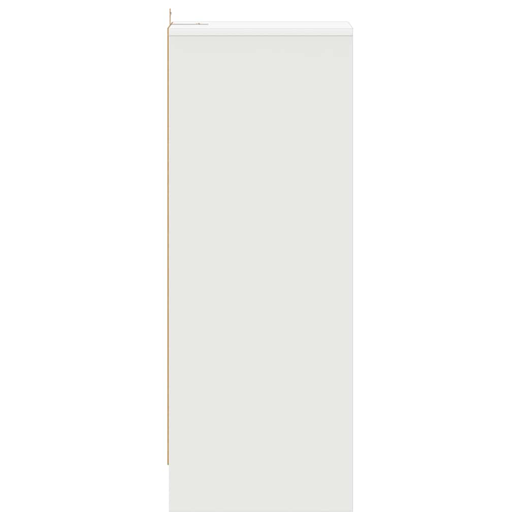 Shoe Cabinet White 31.5x35x90 cm Engineered Wood