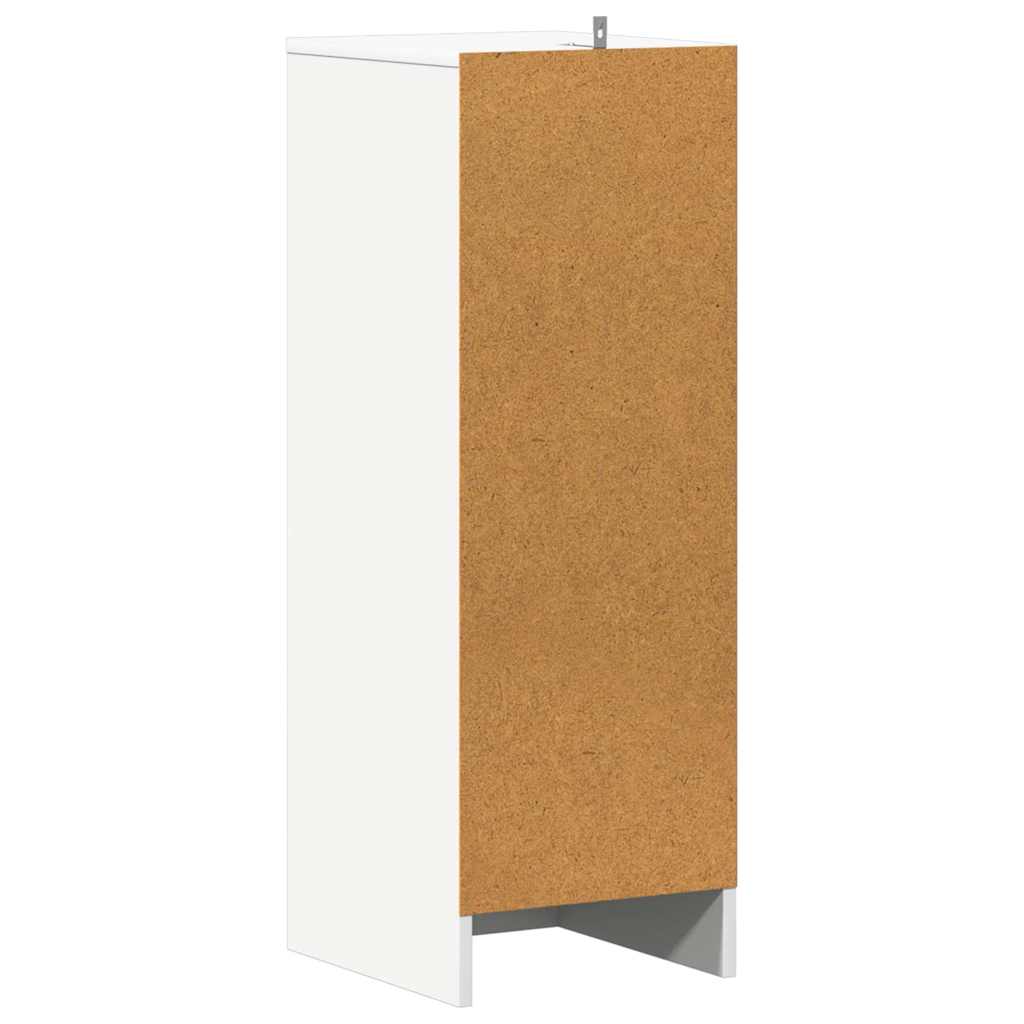 Shoe Cabinet White 31.5x35x90 cm Engineered Wood