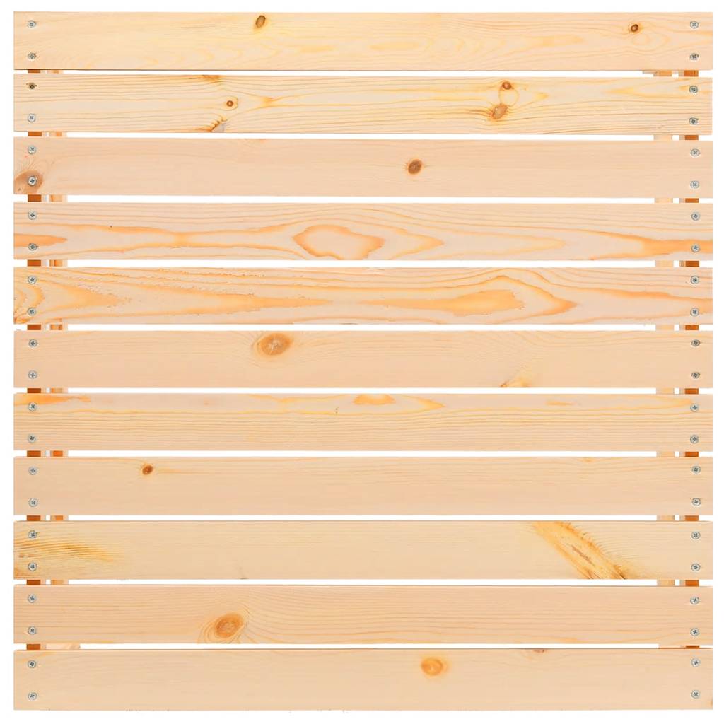 3 Piece Garden Lounge Set with Grey Cushions Solid Pinewood