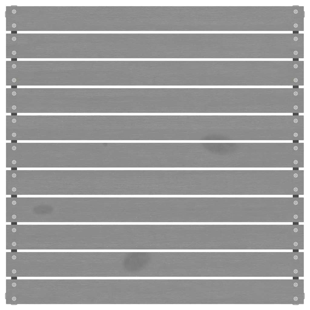 3 Piece Garden Lounge Set with Cushions Grey Solid Pinewood