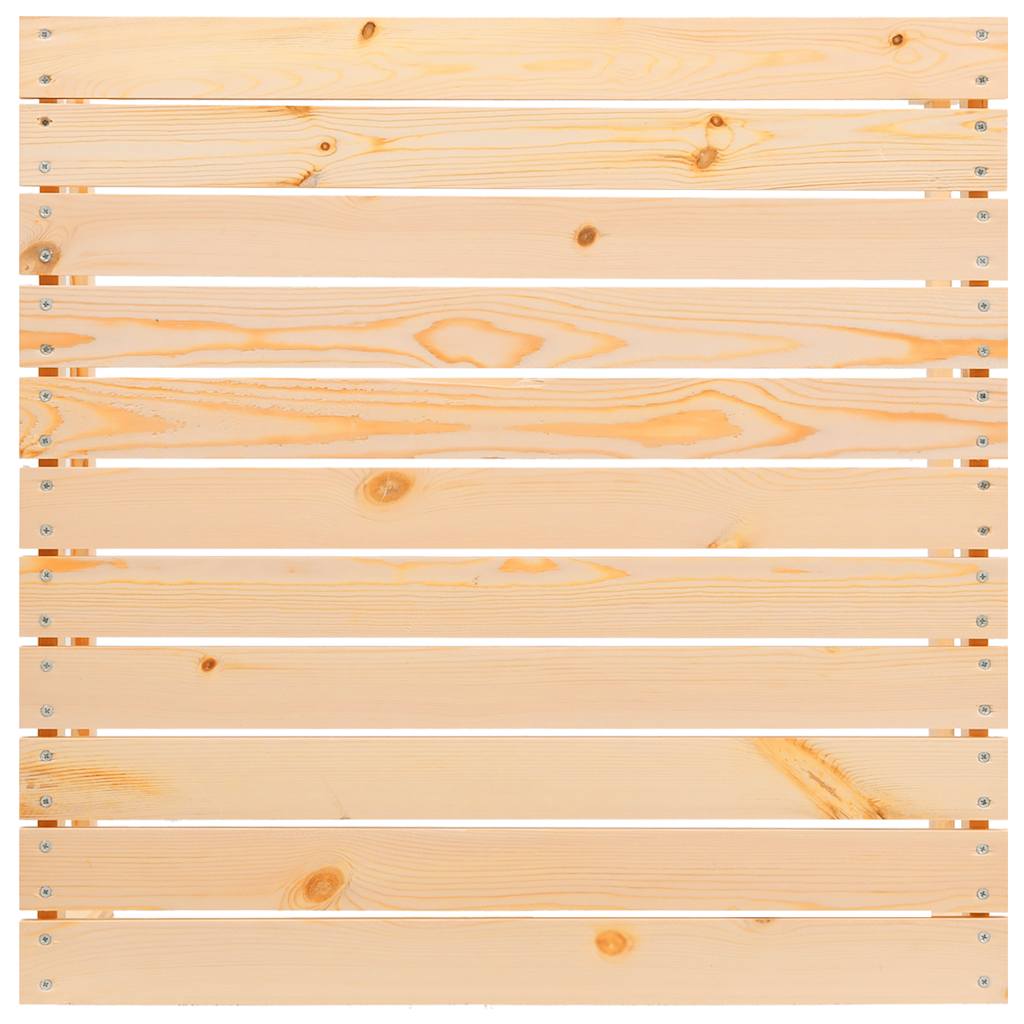 3 Piece Garden Lounge Set with Grey Cushions Solid Pinewood