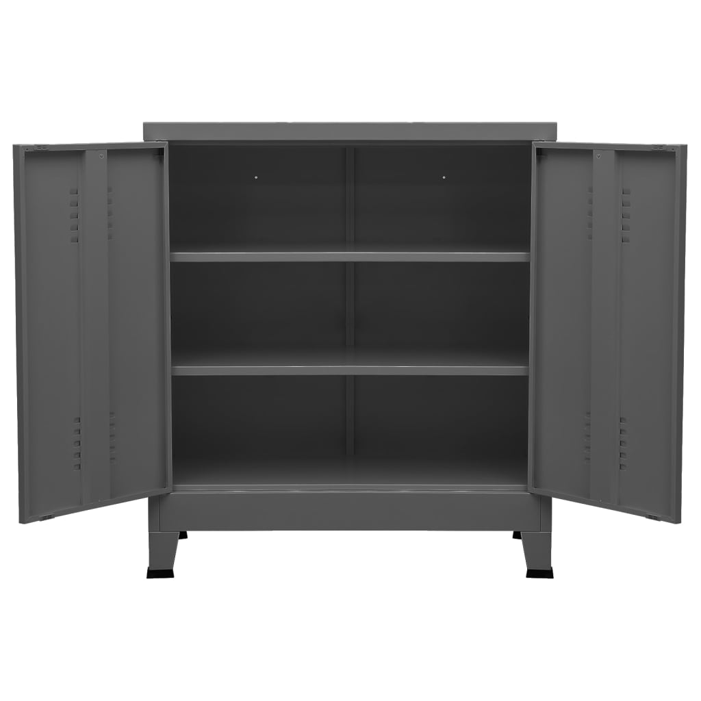 Industrial Storage Chest Anthracite 90x40x100 cm Steel