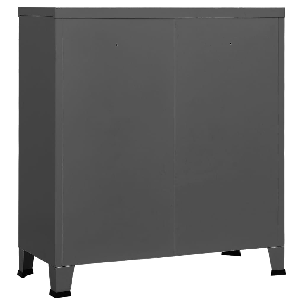Industrial Storage Chest Anthracite 90x40x100 cm Steel