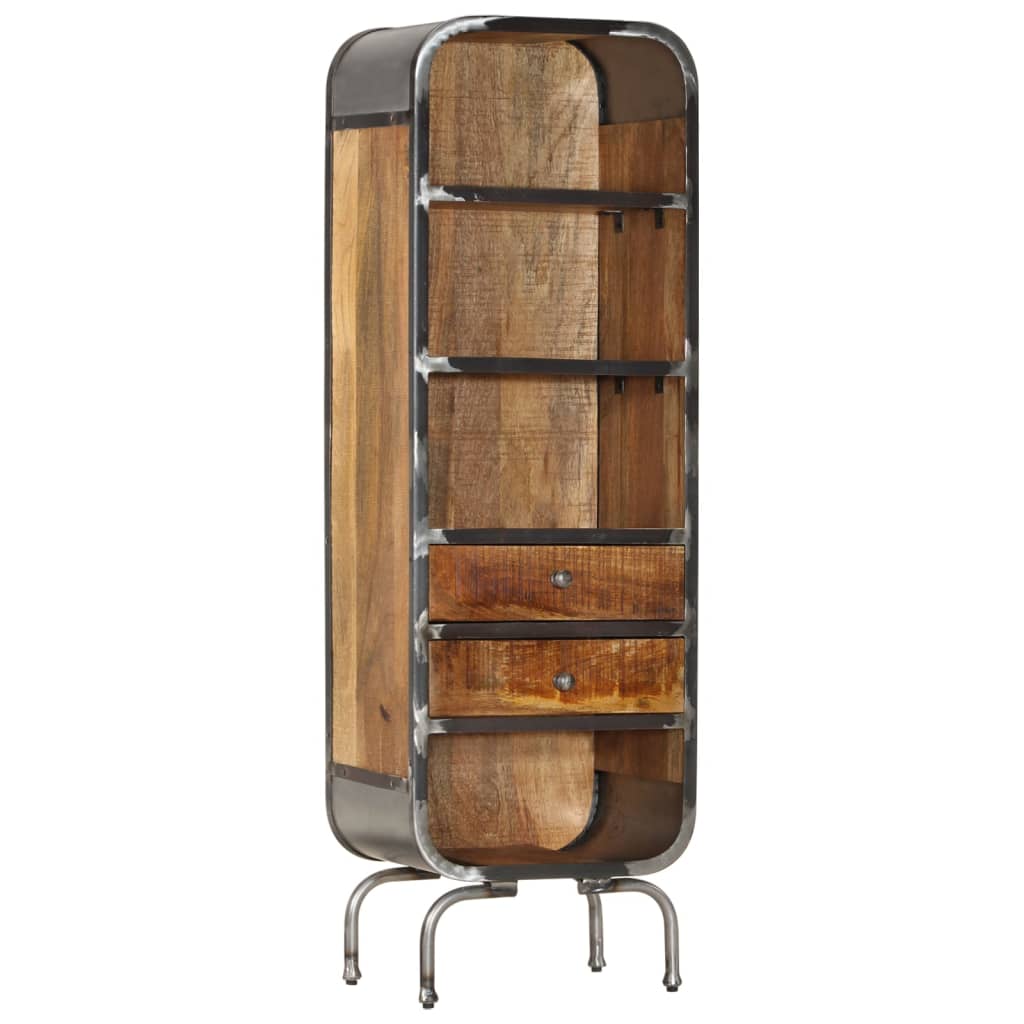 Highboard 40x30x126 cm Solid Wood Mango