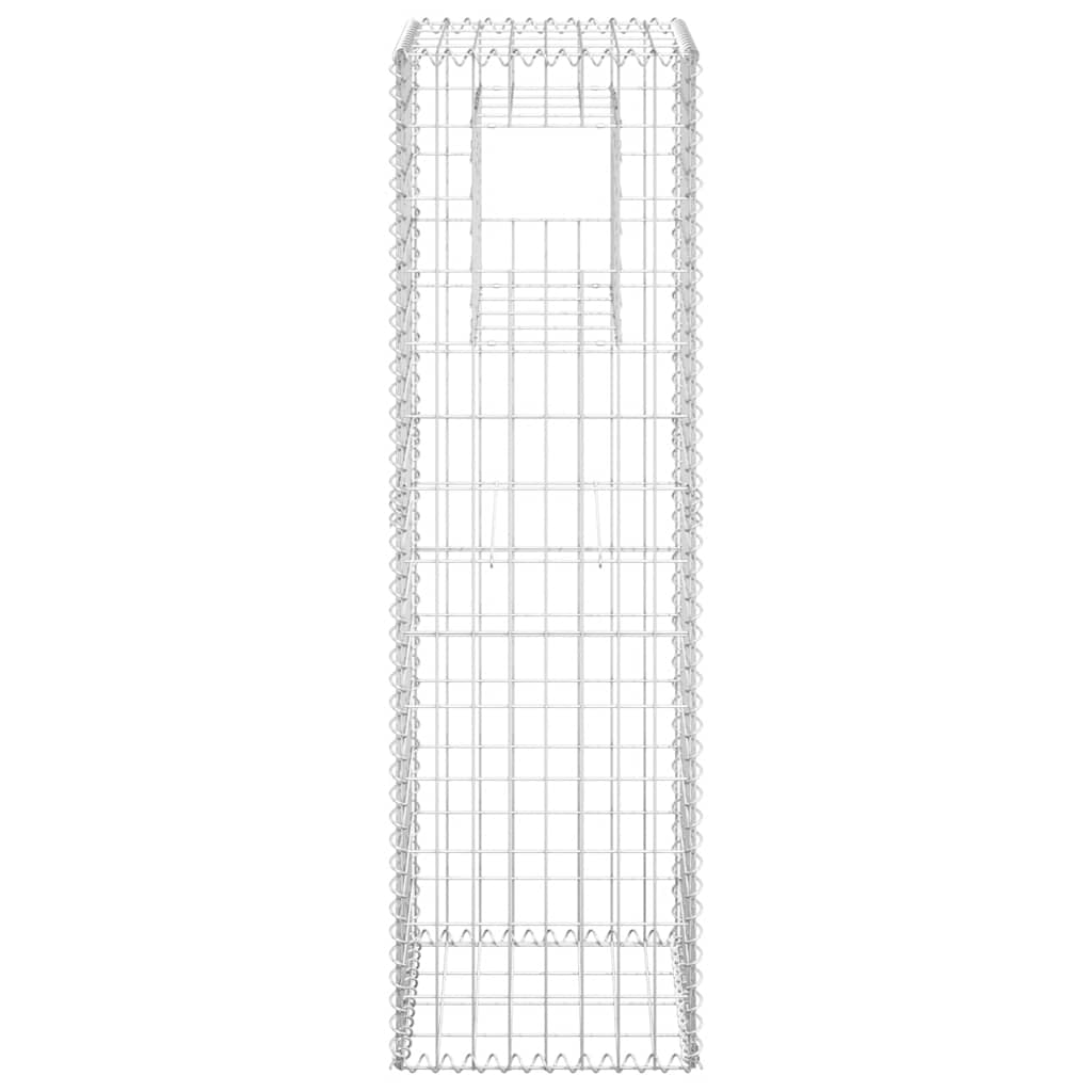 Gabion Basket Post 40x40x140 cm Iron