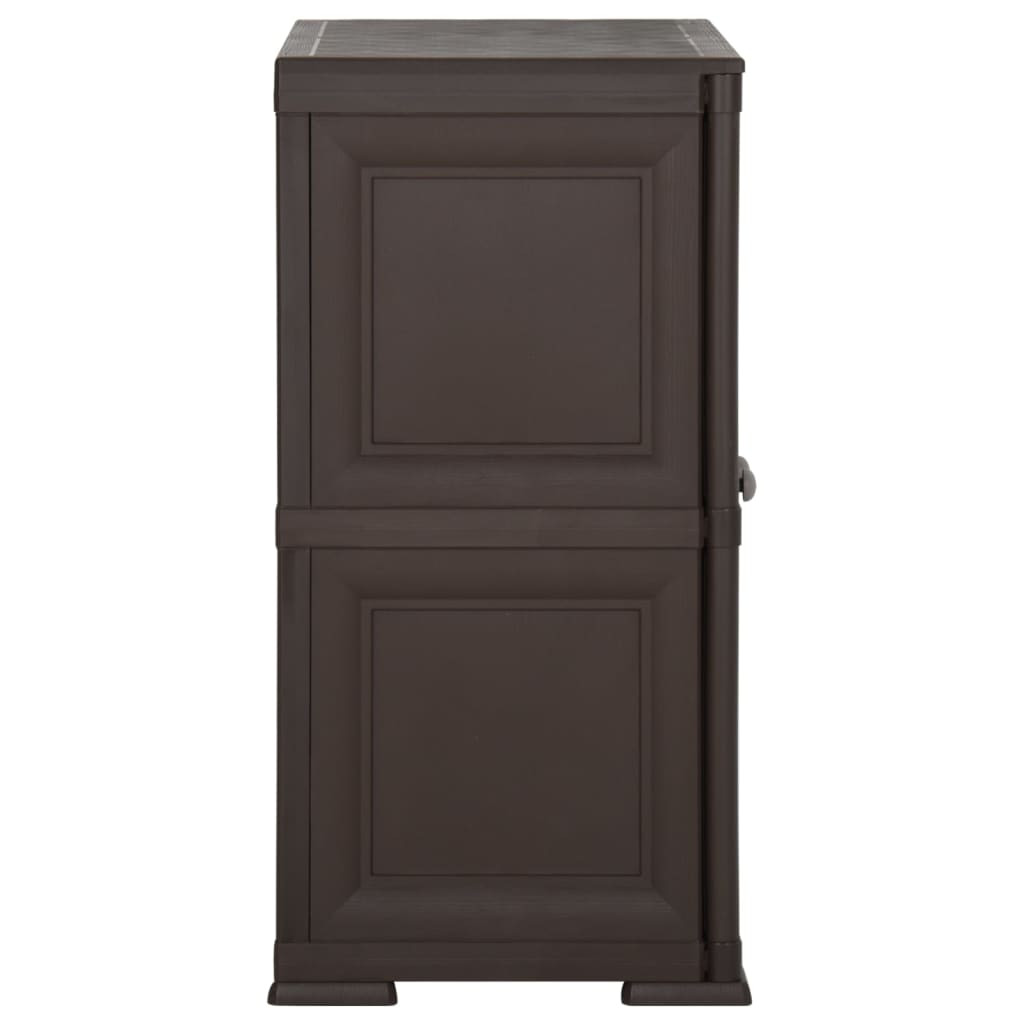 Plastic Cabinet 79x43x85.5 cm Wood Design Brown