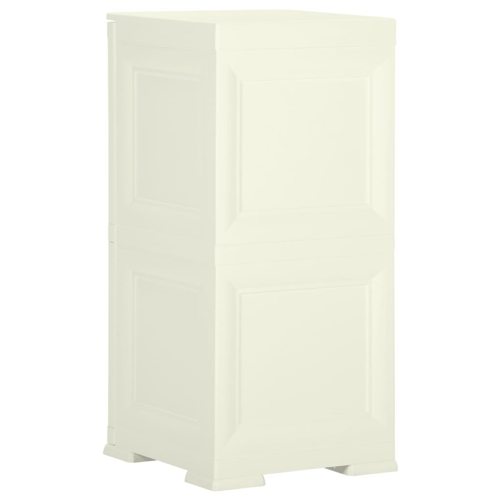Plastic Cabinet 40x43x85.5 cm Wood Design Vanilla Ice
