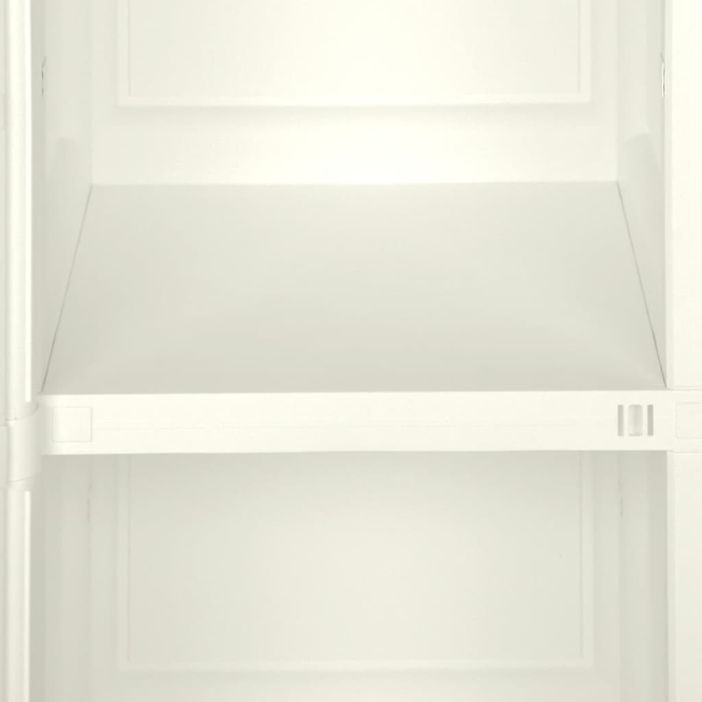 Plastic Cabinet 40x43x85.5 cm Wood Design Vanilla Ice