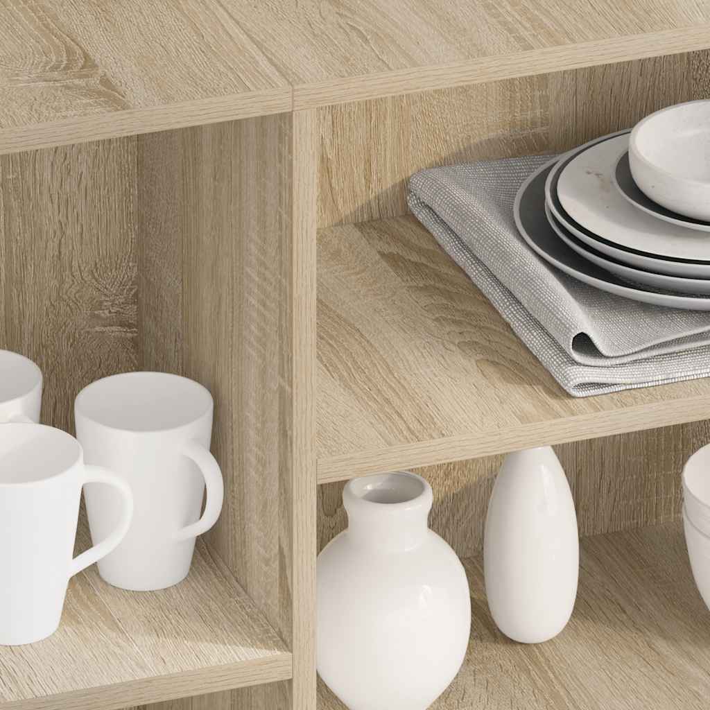 Sideboard Sonoma Oak 120x30x75 cm Engineered Wood