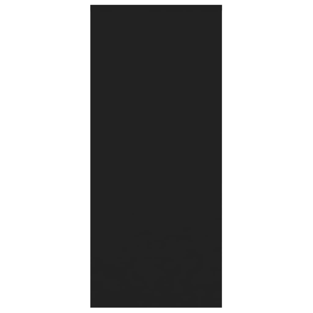 Sideboard Black 102x33x75 cm Engineered Wood