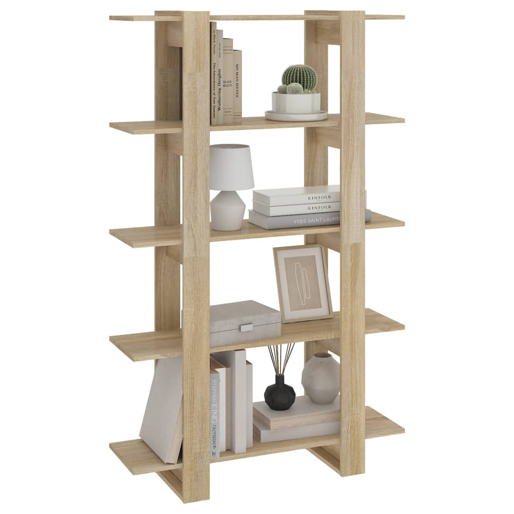 Book Cabinet/Room Divider Sonoma Oak 100x30x160 cm