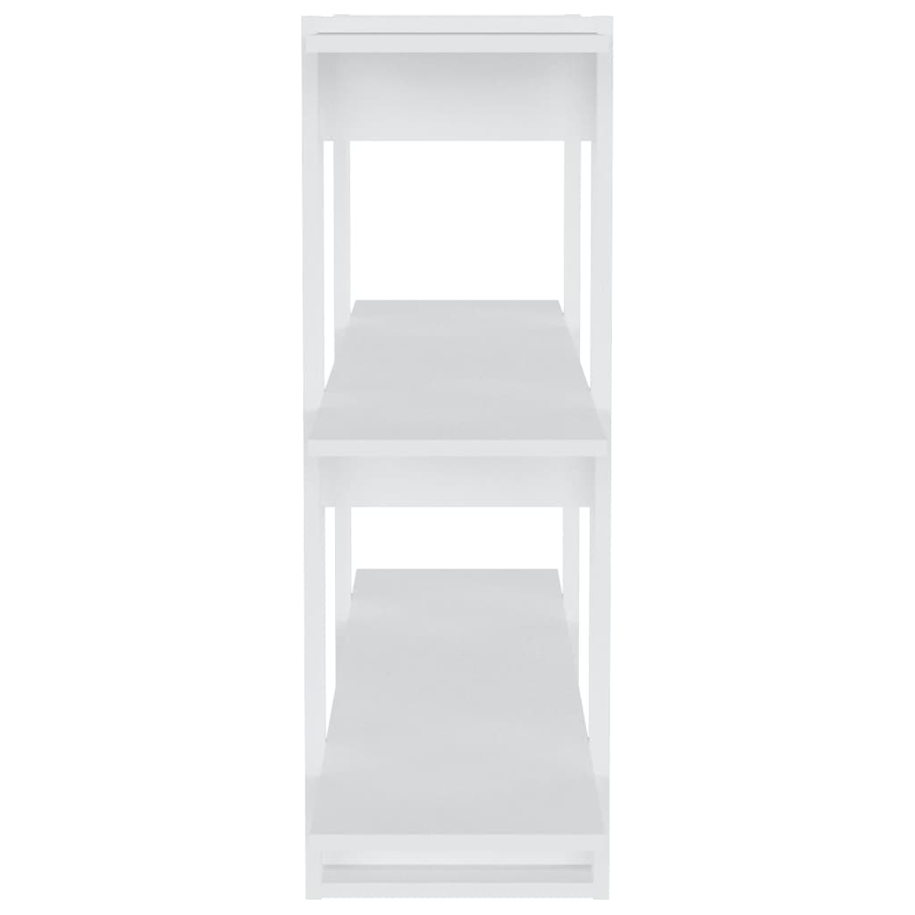 Book Cabinet/Room Divider White 100x30x87 cm