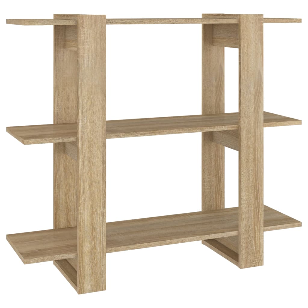 Book Cabinet/Room Divider Sonoma Oak 100x30x87 cm