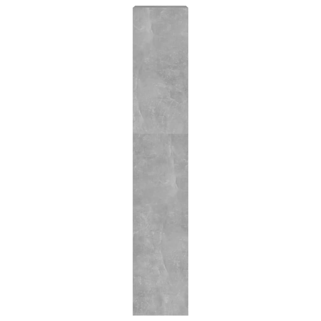 Book Cabinet/Room Divider Concrete Grey 40x30x166 cm