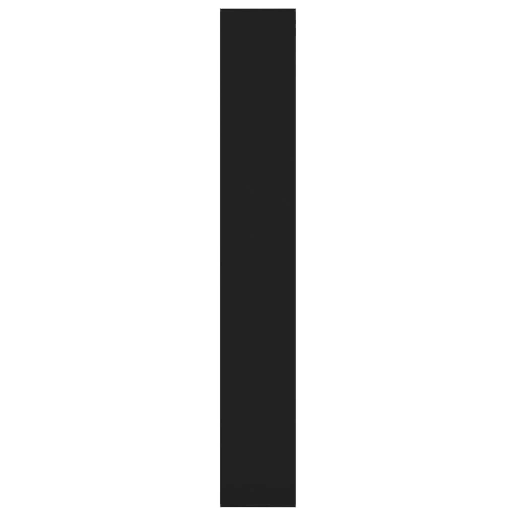 Book Cabinet/Room Divider Black 60x30x198 cm