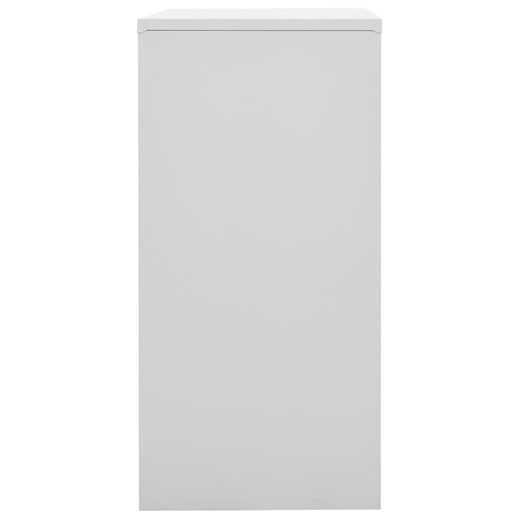 Locker Cabinets 2 pcs Light Grey and Blue 90x45x92.5 cm Steel